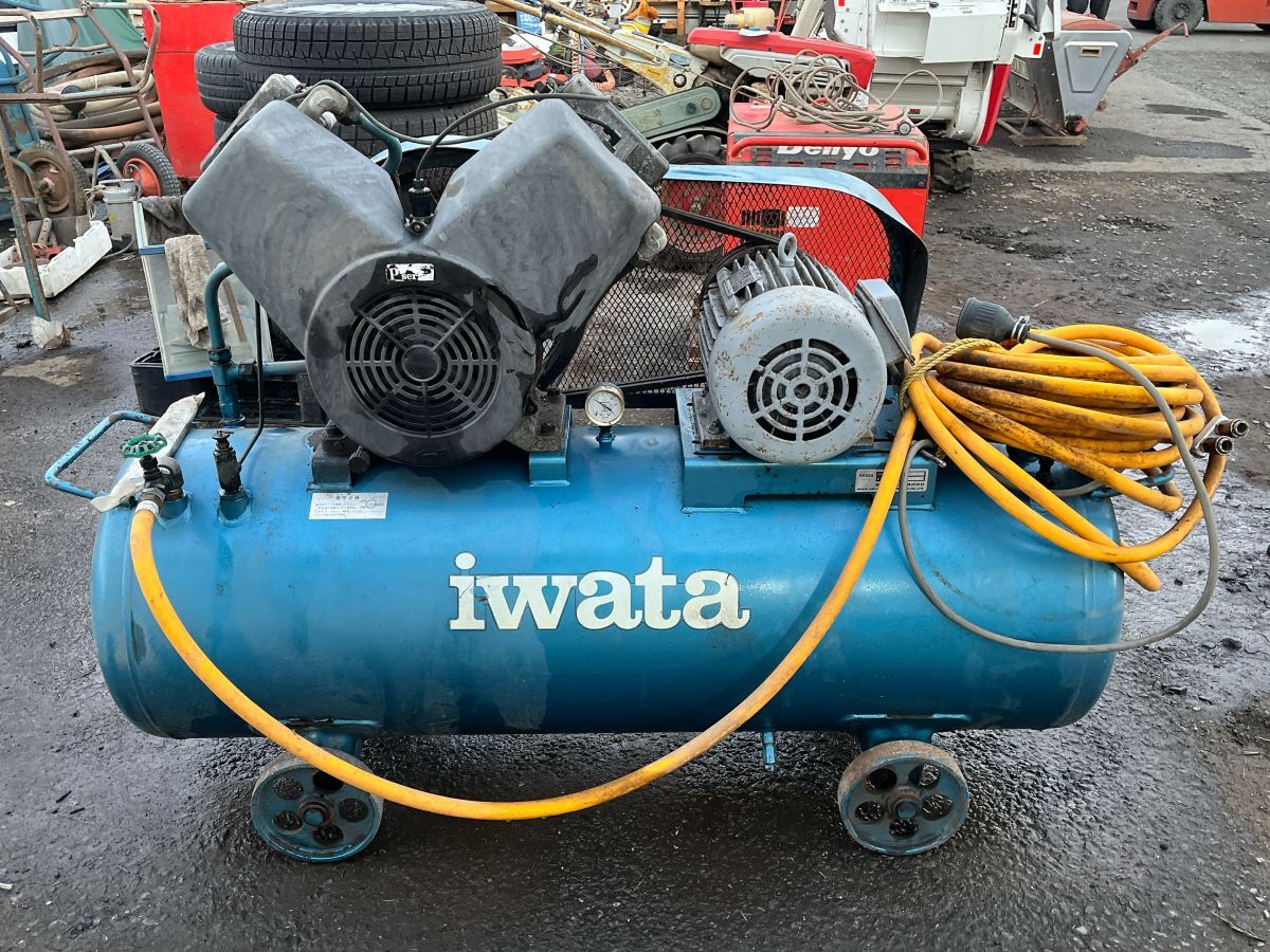 アネスト岩田 エアコンプレッサー 1.5Kw 三相200V（オイルフリー 引 