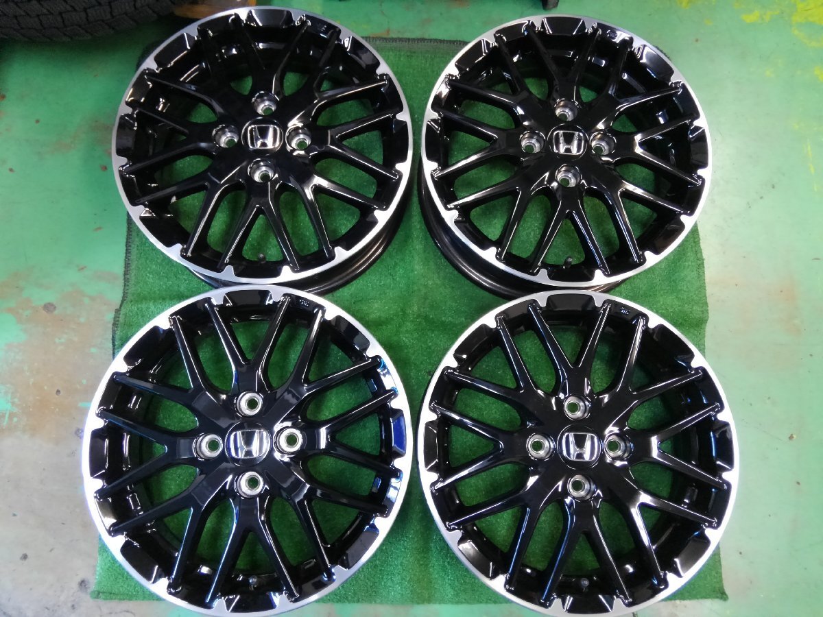 AA216】ホイール4本*BLACK RACING 15×6.5JJ 4穴 PCD100 +40 | APPS 