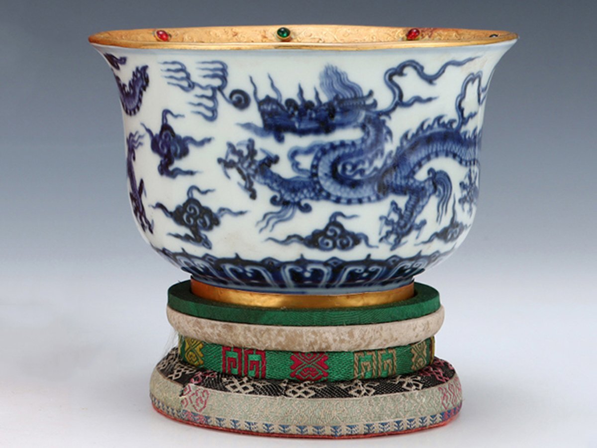 中国明時代竜泉窯蓋物七官青磁h7.3cm /【Buyee】