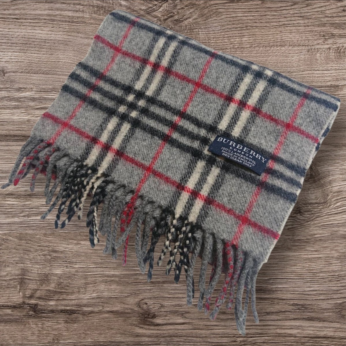 BURBERRY バーバリー ロンドン✨️英国製　ノバチェック　羊毛　マフラー BURBERRY LONDON バーバリー ロンドン 英国製 ノバチェック 羊毛