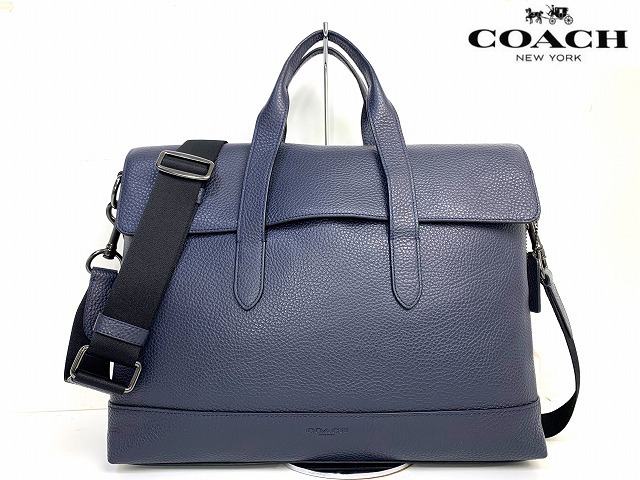 送料無料☆完売モデル コーチ メンズ COACH ボンド ペブルド レザー