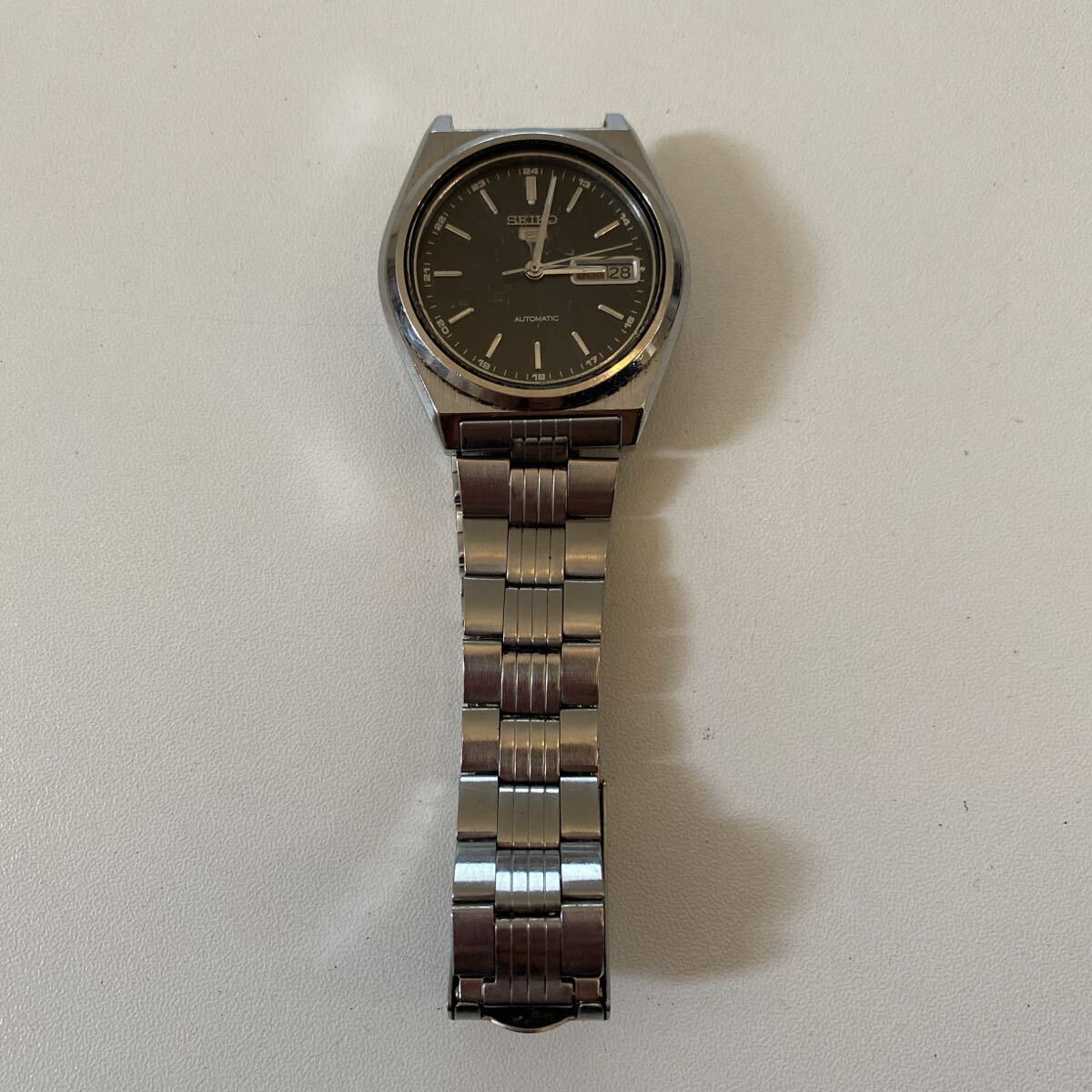 稼働 セイコー ファイブ SEIKO 5 デイト 自動巻き 7009 - メルカリ 
