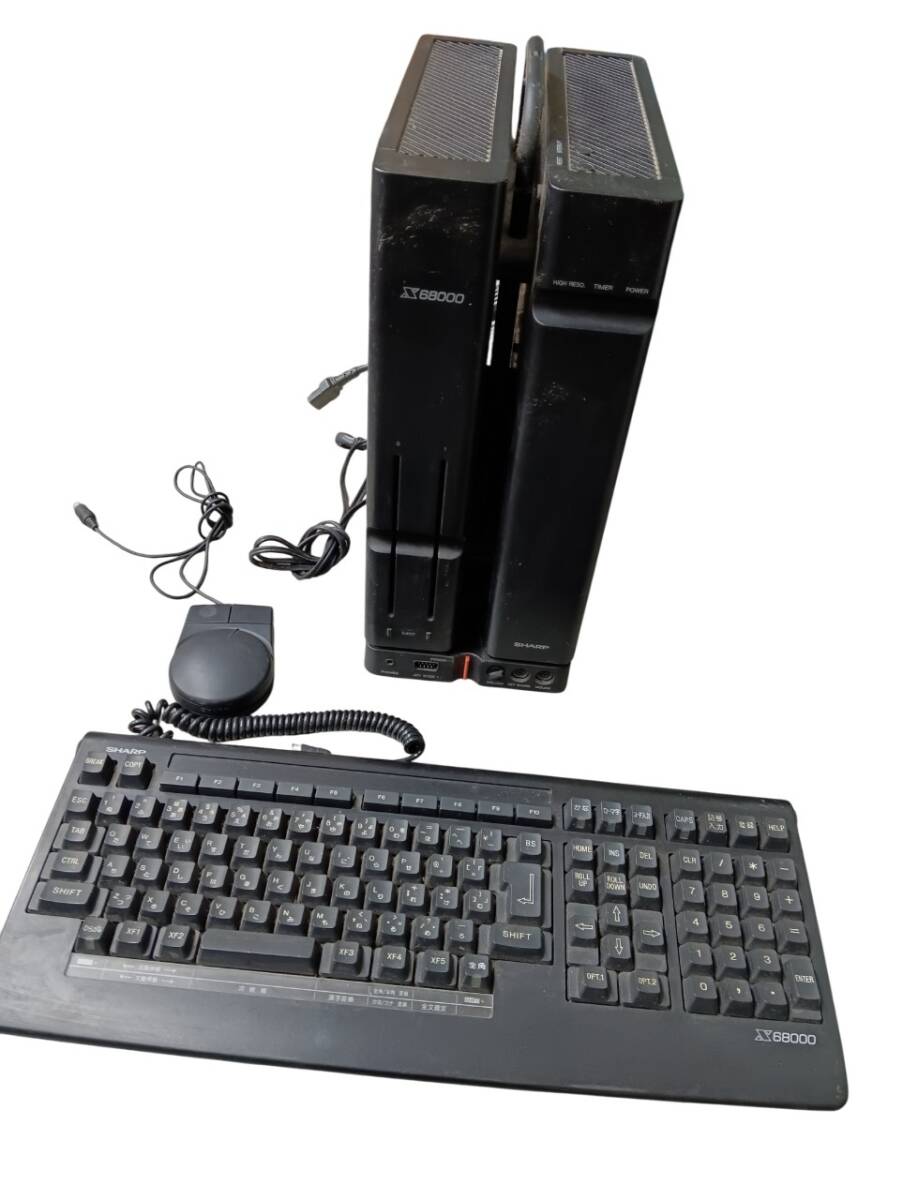 SHARP X68000 CZ-600CB（本体、説明書等） SHARP - X68000