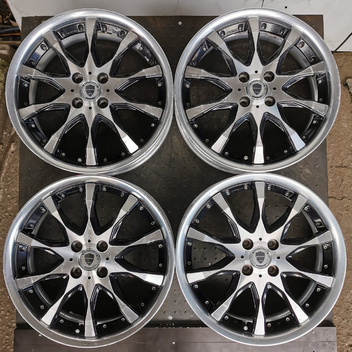 X1-139【4本価格】【15x5J 4x100 ET+40 ハブ54】トヨタTOYOTA純正 