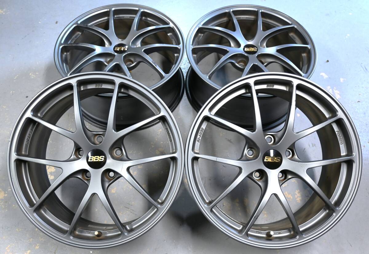 BBS 8.5J PCD114.3 WRX 19インチ 19inch Inset+53 5H RG523 RE-V RI 