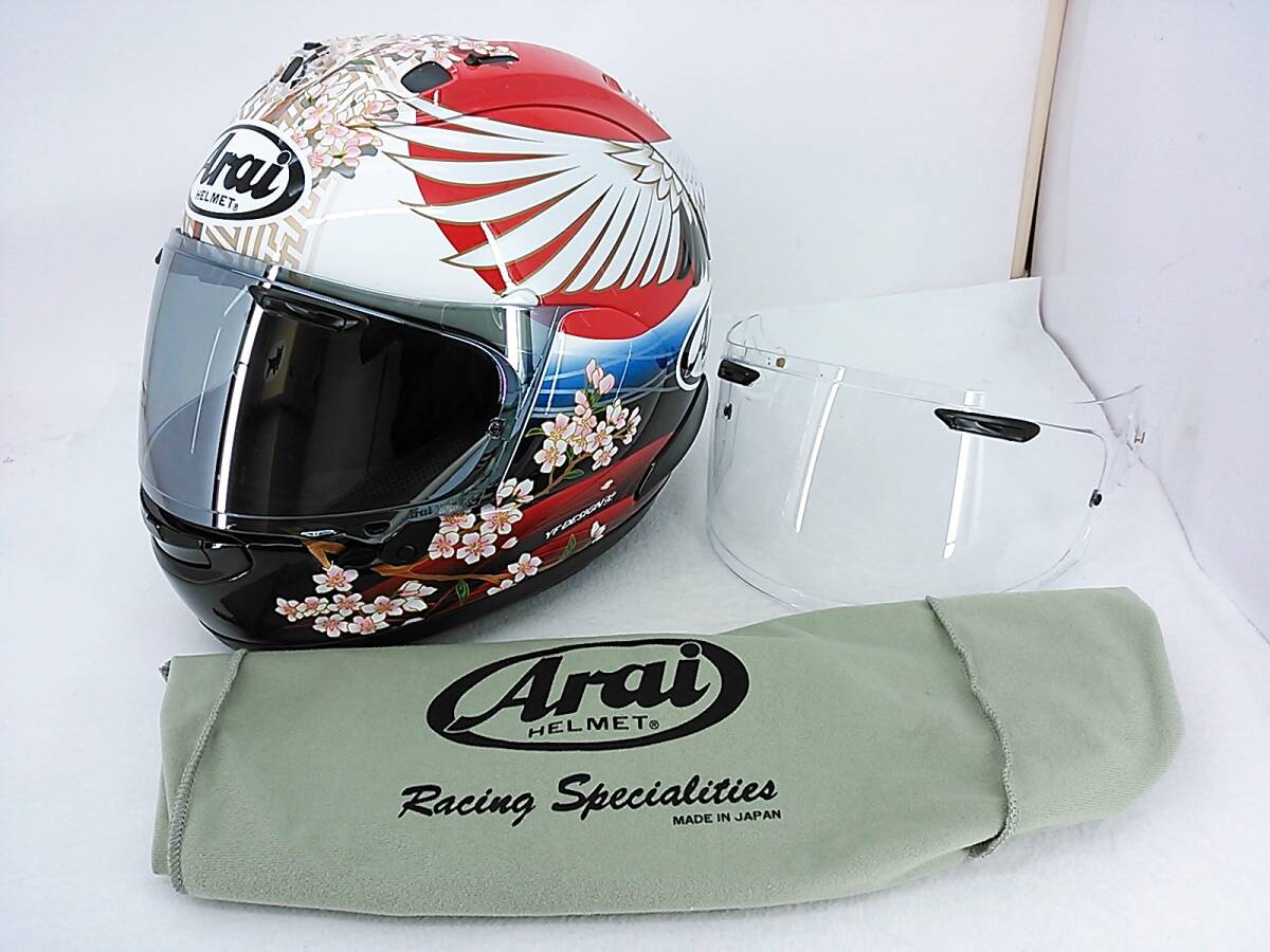 送料無料】良品 Arai アライ RX-7 RR5 SAKATA サカタ Mサイズ ミラー