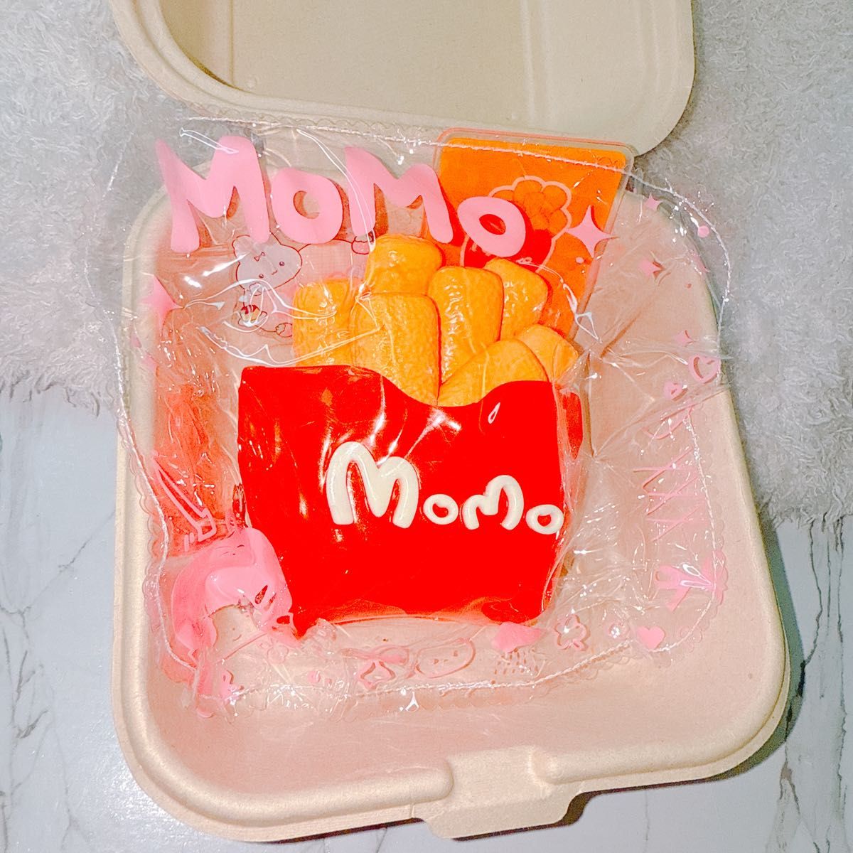 MOMO スクイーズ サクサク揚げ物シリーズ バナナフライ 揚げバナナ