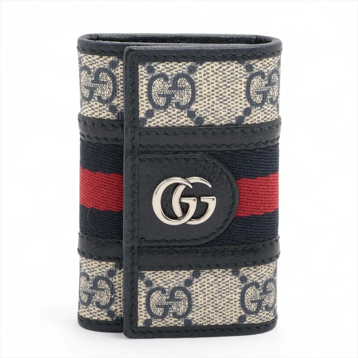 GUCCI キーケース グッチ 6連 フェブライン GGスプリーム グッチ GUCCI キーケース 212111 FU4HR 1000 モノグラム GGチャーム付