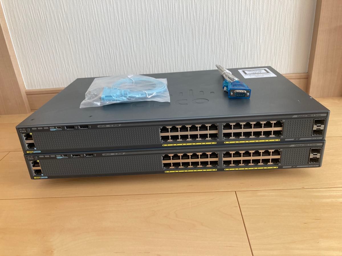 CCNA、CCNP】2台cisco L2 WS-C2960L-16TS-LL | Shop at JDirectItems