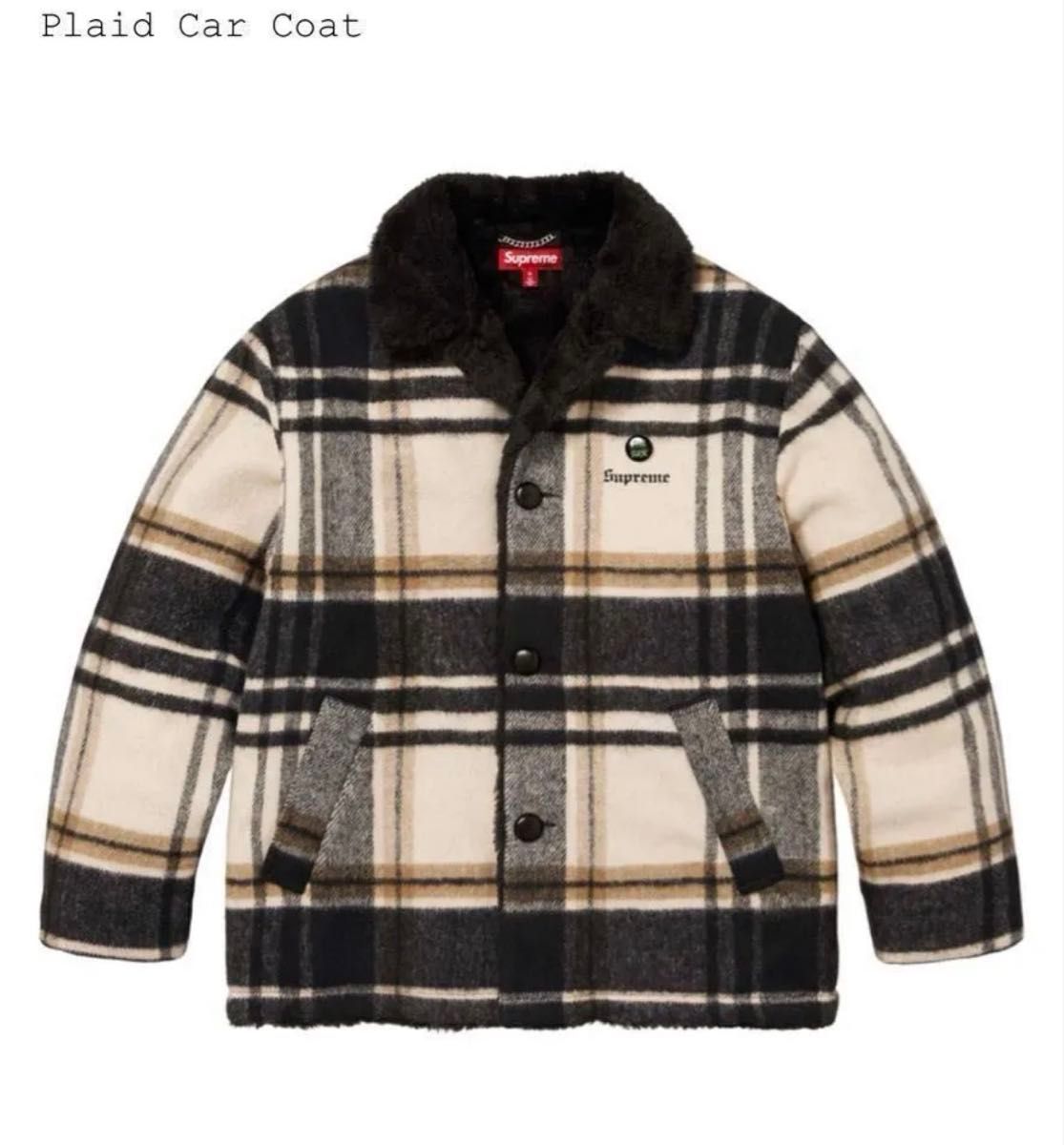 Supreme】Plaid Car Coat M size Pink | Shop at JDirectItems