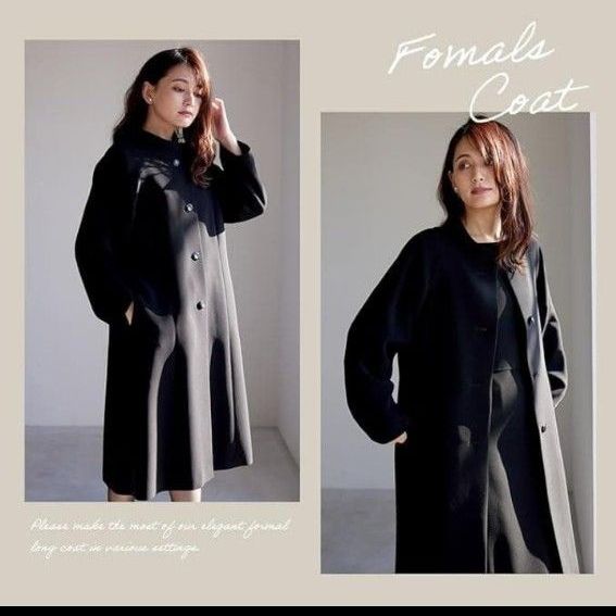 美品イエナ MANTECO PUREダブルフェイスコート マンテコ 34 ノーカラー