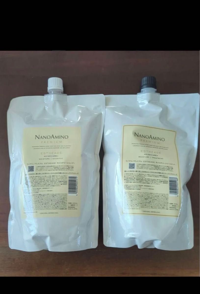 ナノアミノプレミアム　シャンプー&トリートメント　1000ml詰替　モイスチャー ナノアミノプレミアム シャンプー&トリートメント1000ml詰替・モイスチャー