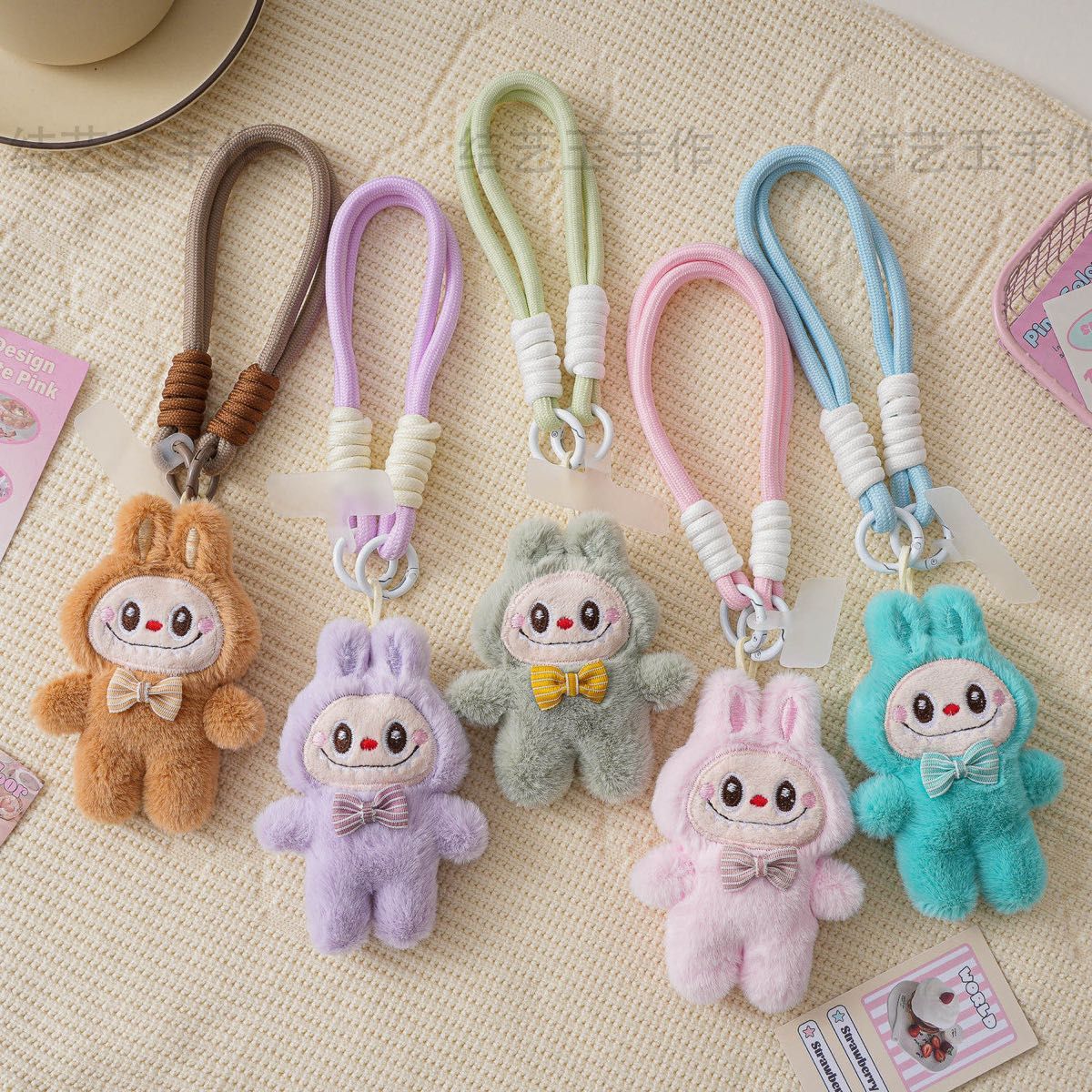 Labubu(ラブブ) ぬいぐるみ キーホルダー ラブブ 6体セット まとめ