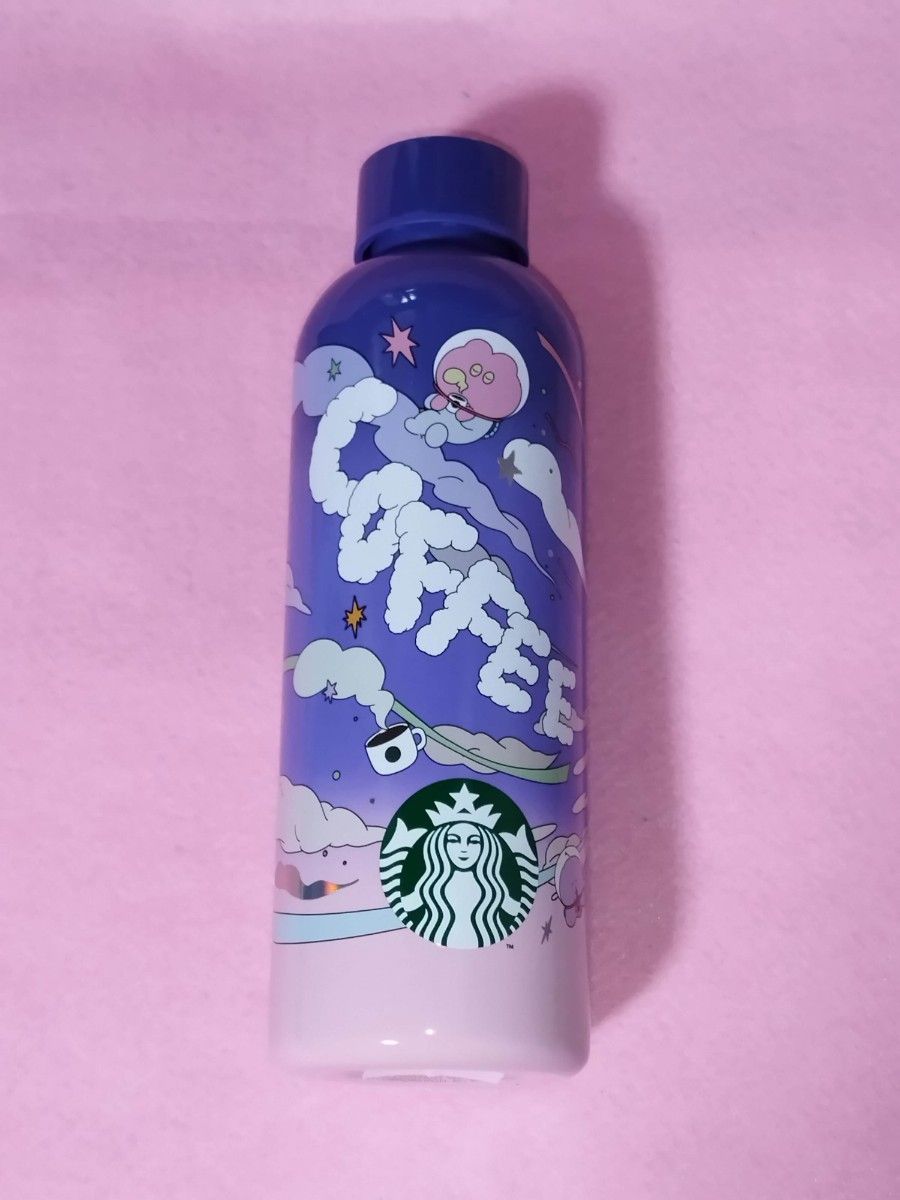 スターバックス デニム ボトル ステンレスタンブラー ホルダー付き
