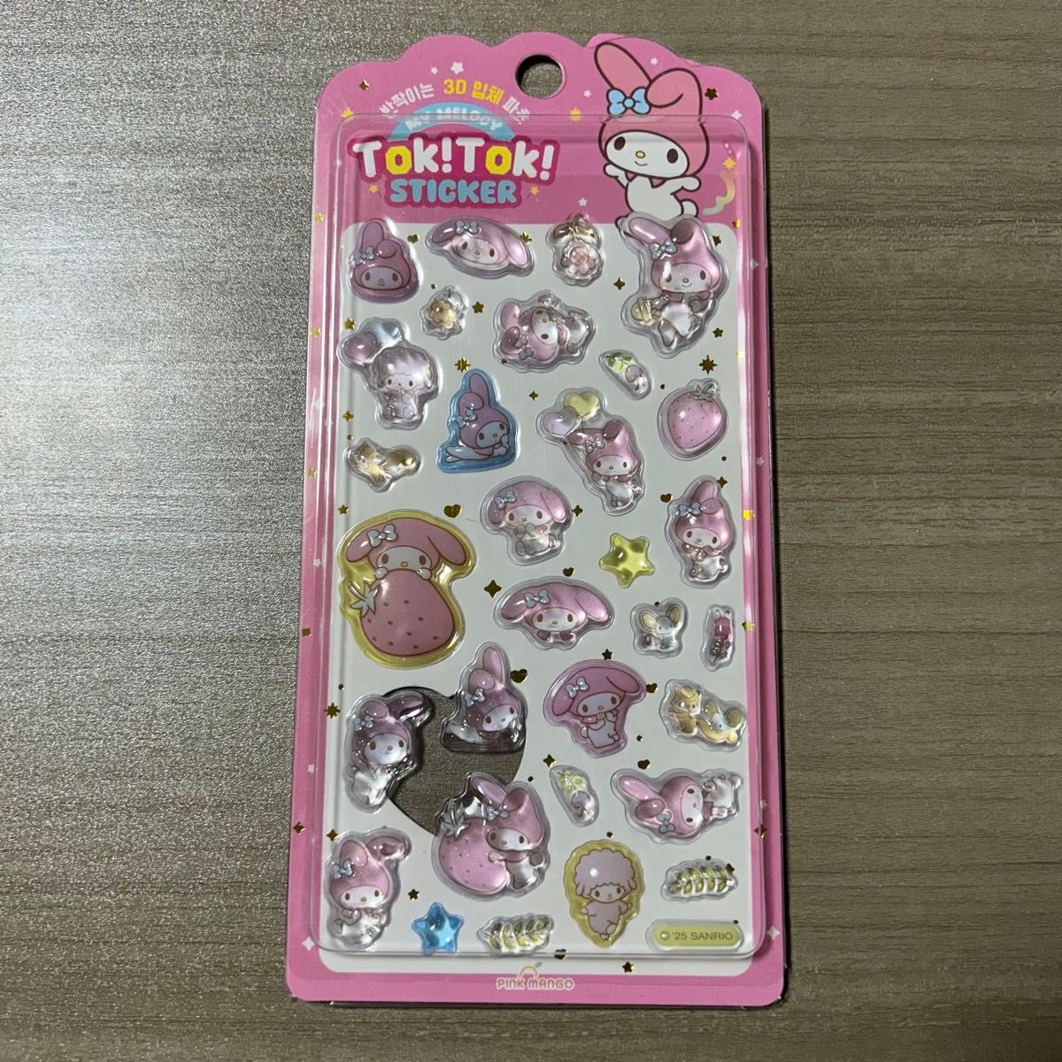 サンリオ マイメロディ ぷっくり3Dクリアバインダー | Shop at