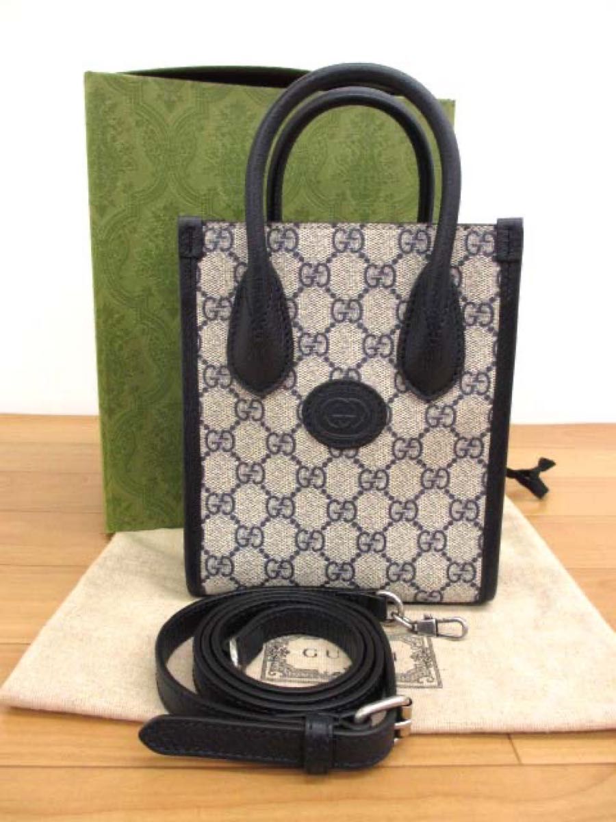 極上品】GUCCI グッチ ハンドバッグ ショルダーバッグ 2way ジャンボGG