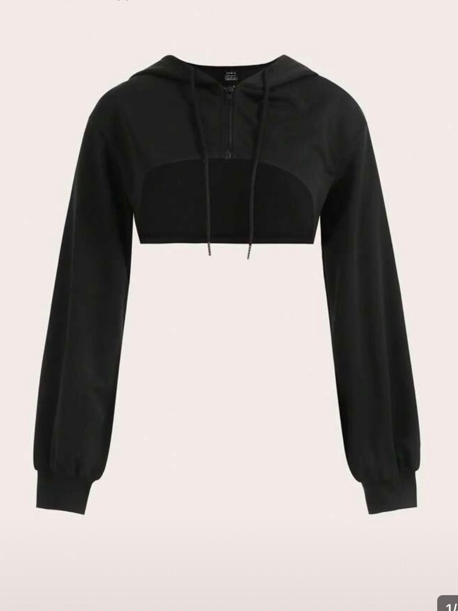 2025AWスーパービューティーキルティング×リブニットパーカー 44