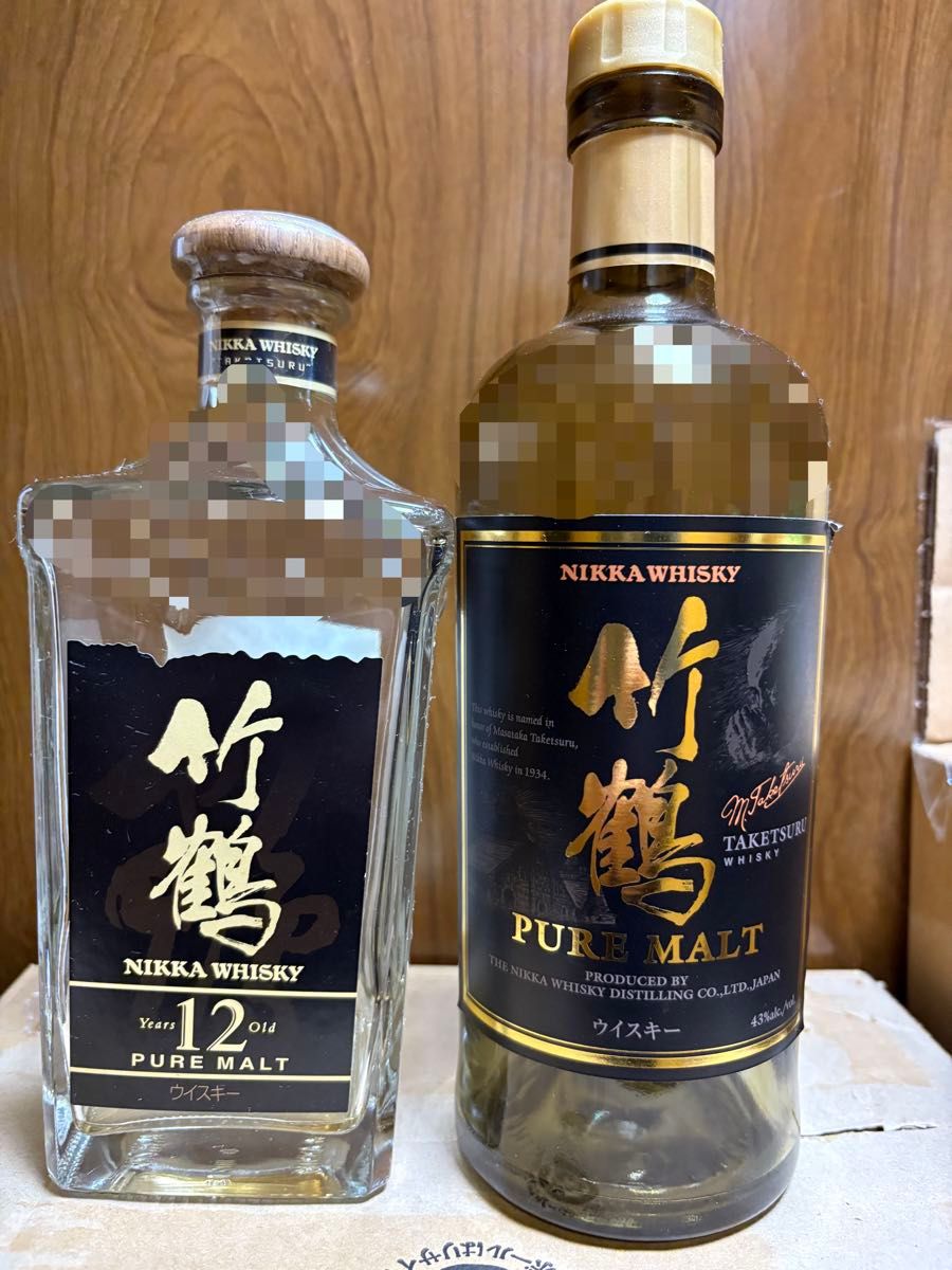 旧ラベル】ウイスキー ニッカ ピュアモルト 北海道 12年 長期熟成
