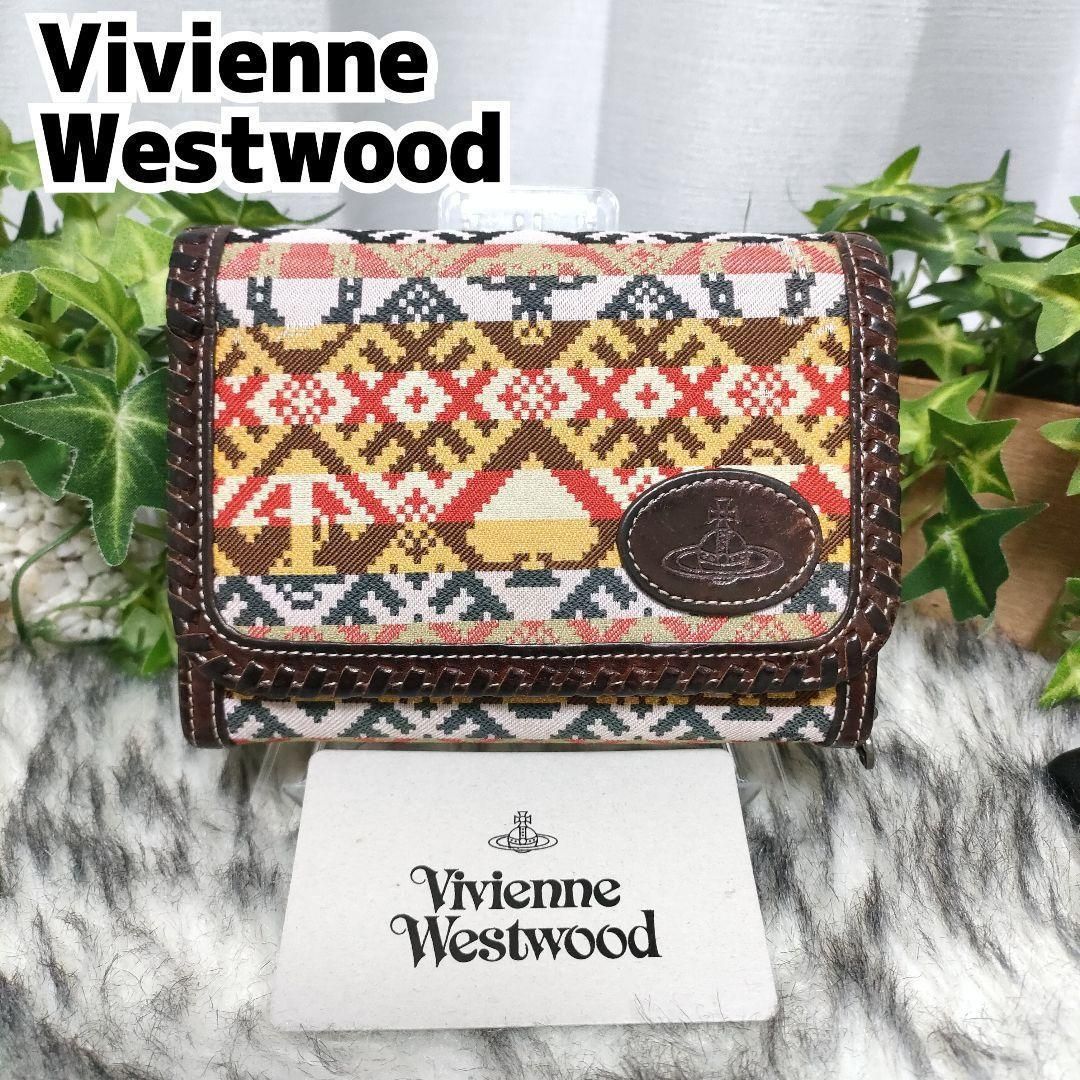 レディースVivienne Westwood 二つ折り財布 ブラック 988VW706 | Shop