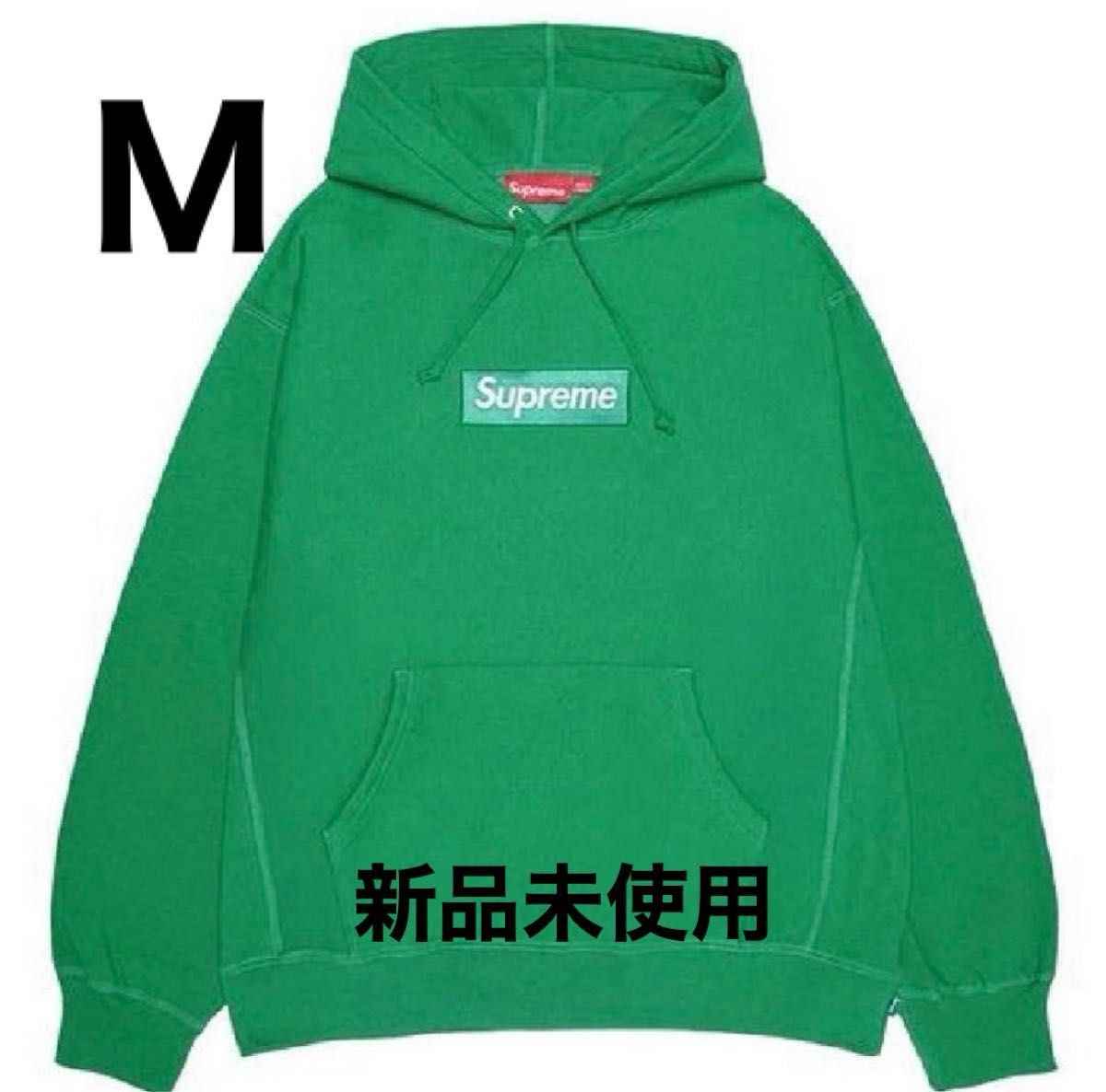 新品 M 納品書 Supreme Box Logo Hooded Sweatshirt Heather Grey