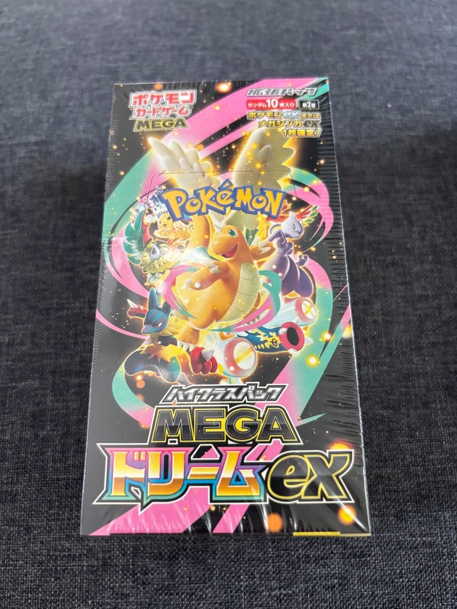 MEGAドリームex ニンジャスピナー 計4box ポケモンカード ニンジャスピナー4BOX MEGAドリームex1BOX シュリンク