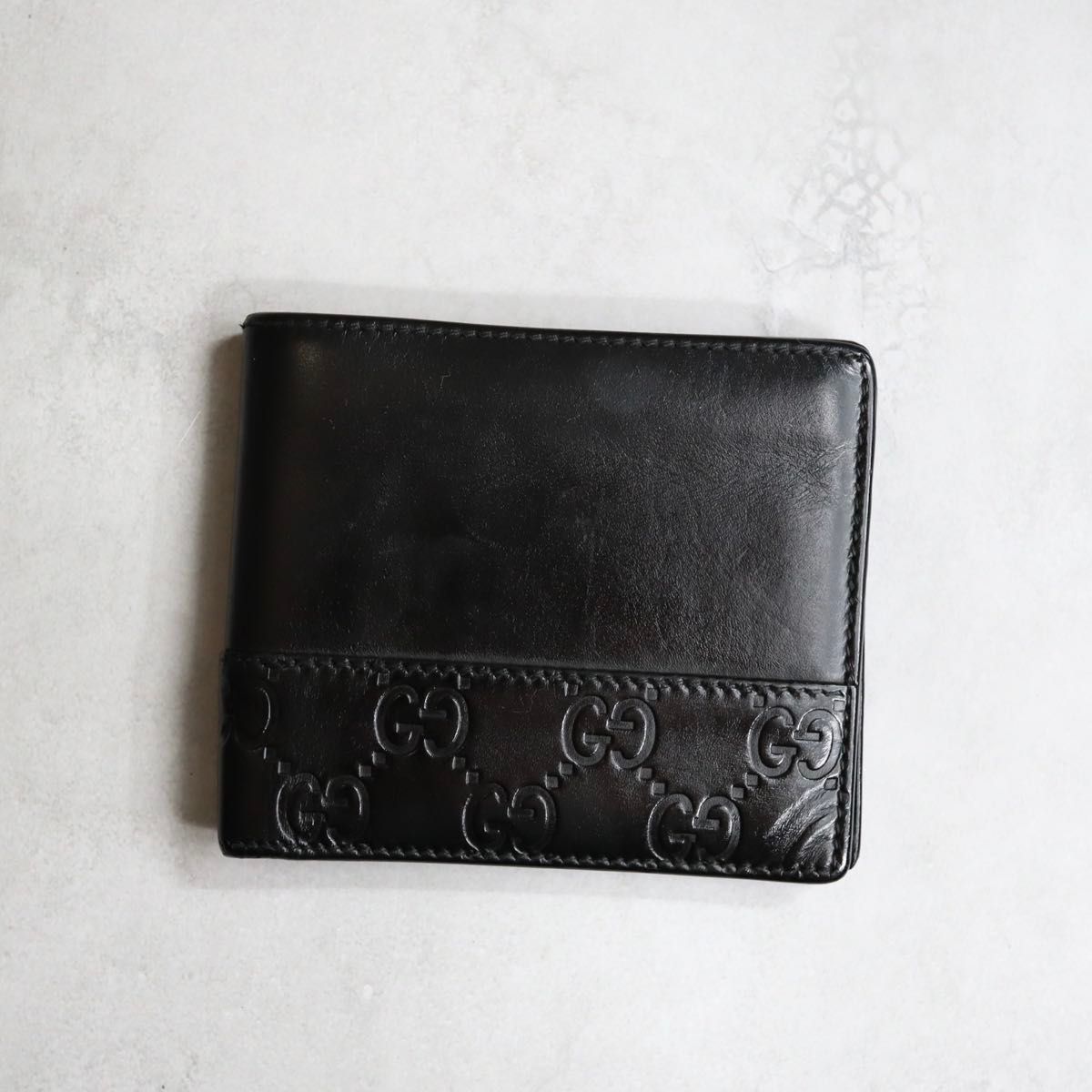 GUCCI○グッチ○財布○GGスプリーム○ウルフ○二つ折りウォレット