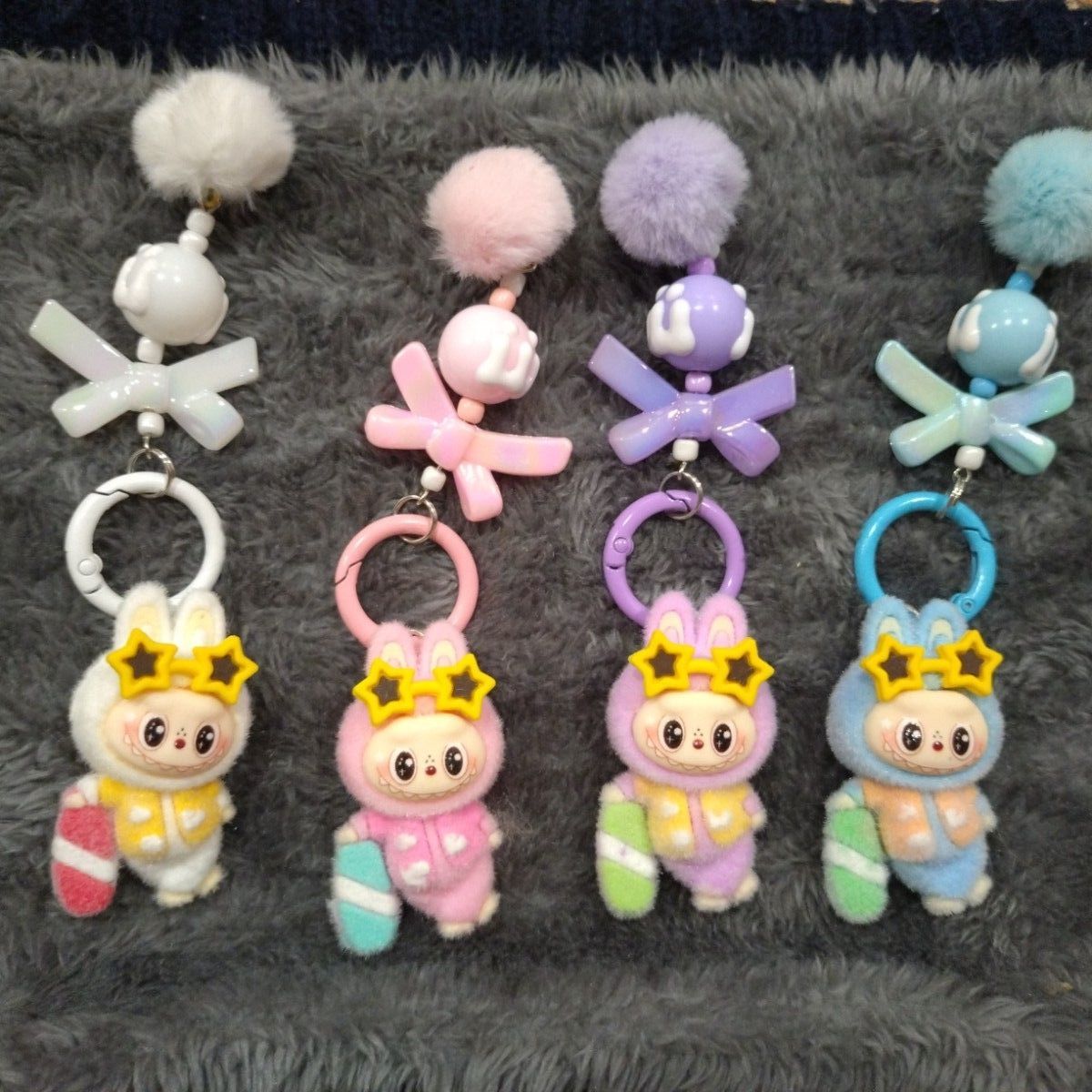 新作】バターベア ButterBear キーホルダー ぬいぐるみ ブルー | Shop