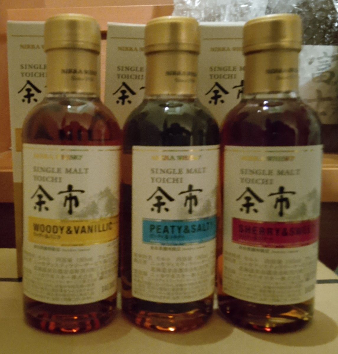 余市蒸溜所限定 ウッディ＆バニラ　シェリー＆スイート　500ml 2本セット Amazon.co.jp: ニッカ 余市蒸溜所限定 シングルモルト余市 ウッディ