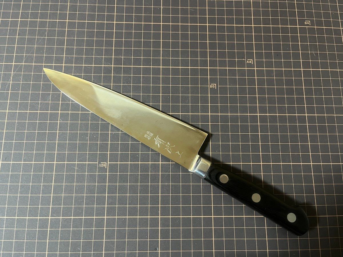 助松和牛刀包丁6寸VG10 ニッケルアマスカ紫檀白水牛八角柄| Buyee日本