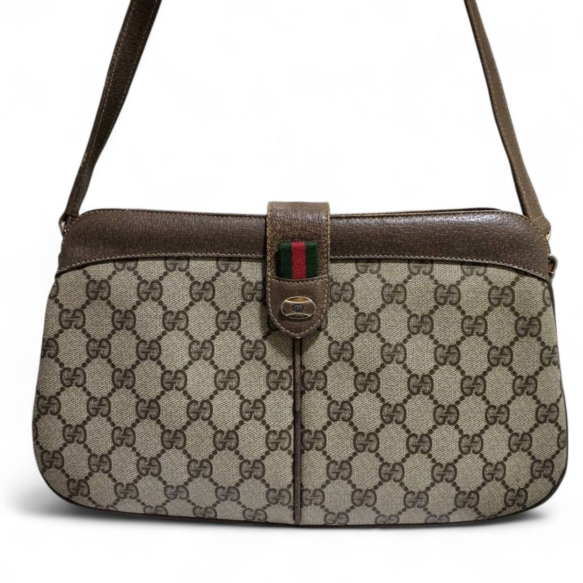 GUCCI オールドグッチ　シェリーライン　GGスプリームポーチ GUCCI オールドグッチ GGスプリーム シェリーライン ポーチ クラッチ
