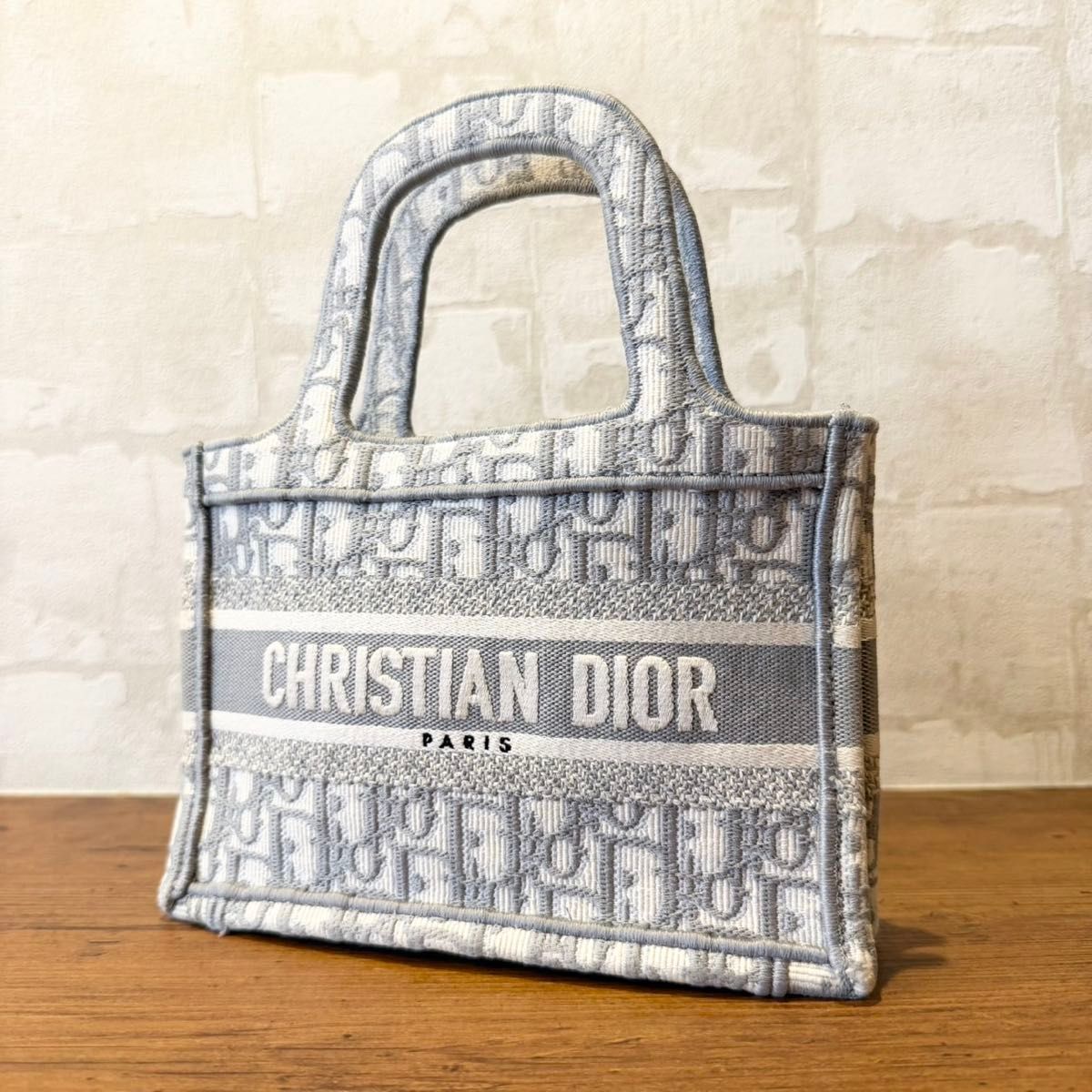 海外 春夏限定 ディオール Dior クロシェ ストロー ノベルティ トート