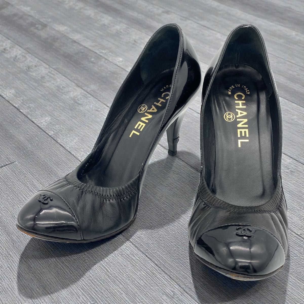 CHANEL バイカラー ミュール ベージュ ブラック 36 CHANEL バイカラーミュール 36 1/2 ファッション ブランド別 【公式通販】