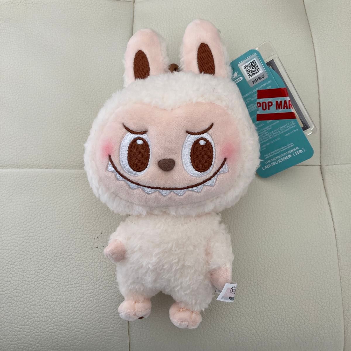 ラブブ本物！labubu エナジーHAPPINESS オレンジ正規品ぬいぐるみ