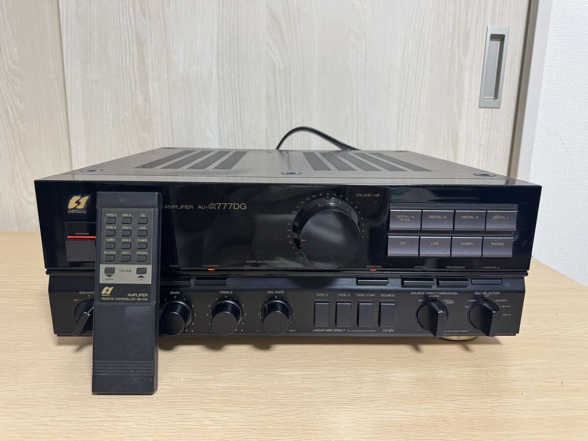 S46〇【通電未確認/ジャンク品】 Sansui サンスイ AU-777D プリメイン 