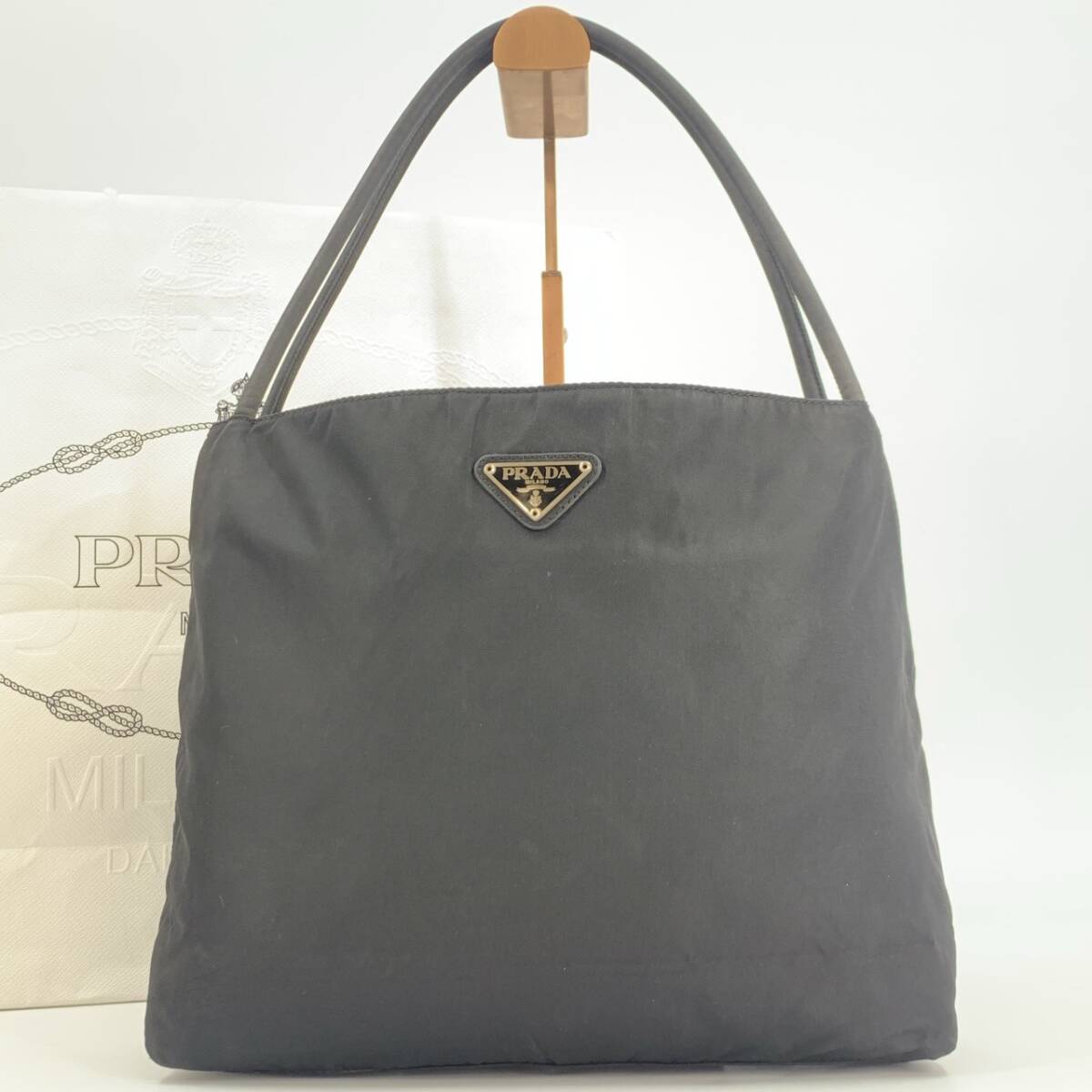 PRADA プラダ ナイロン トートバッグ ハンドバッグ バッグ ブラック 黒 
