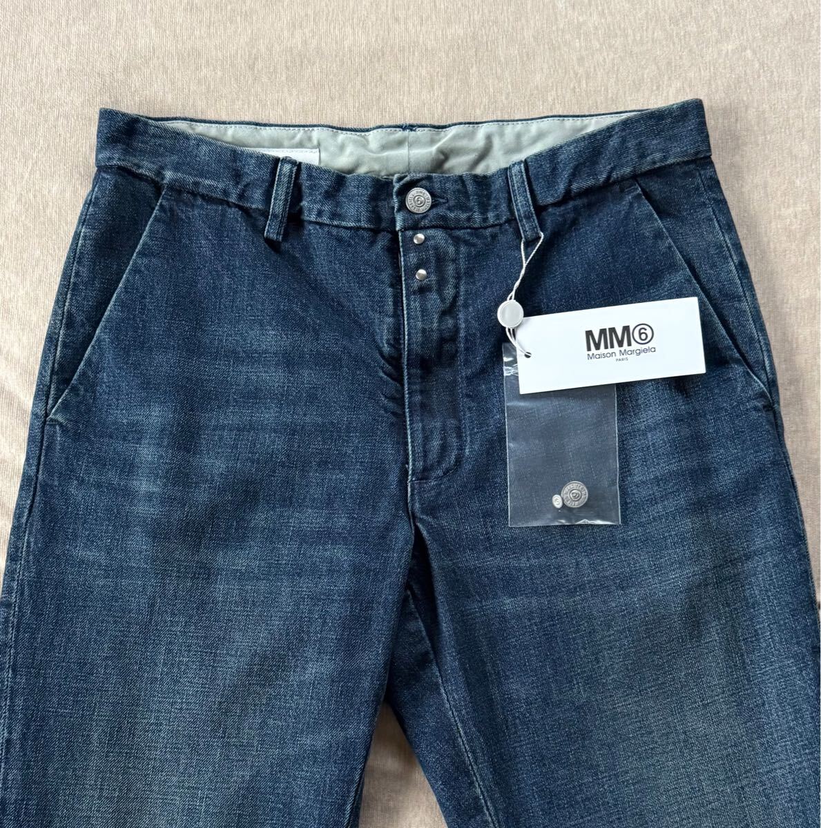 定価10万】新品 MM6 Maison Margiela デストロイ クラッシュ デニム 