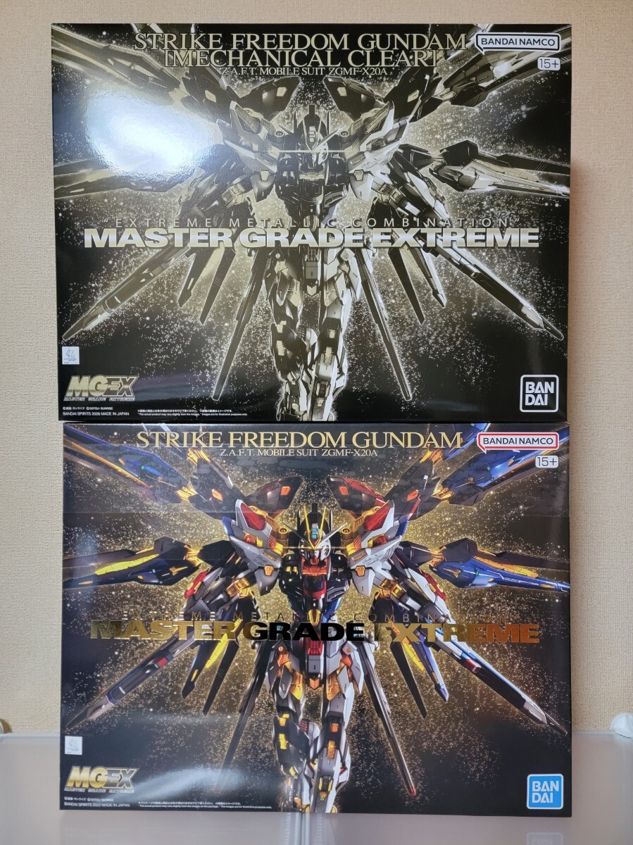 未組立》 MGEX 1/100 ストライクフリーダムガンダム [メカニカルクリア 未組立》 MGEX 1/100 ストライクフリーダムガンダム [メカニカルクリア