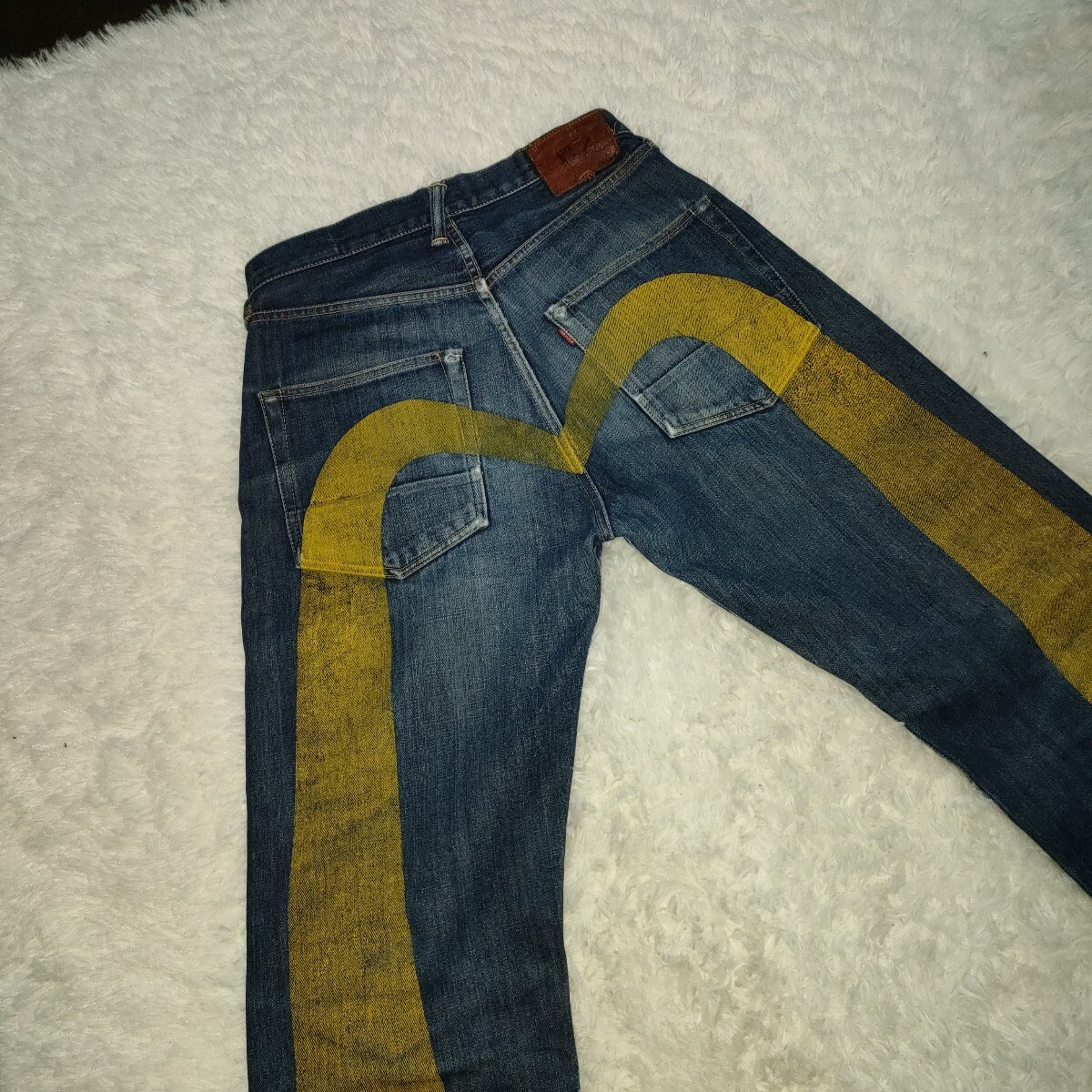 Search 《激レア》EVISU エビスジーンズ 虎と野球ボール刺繍 32×35 