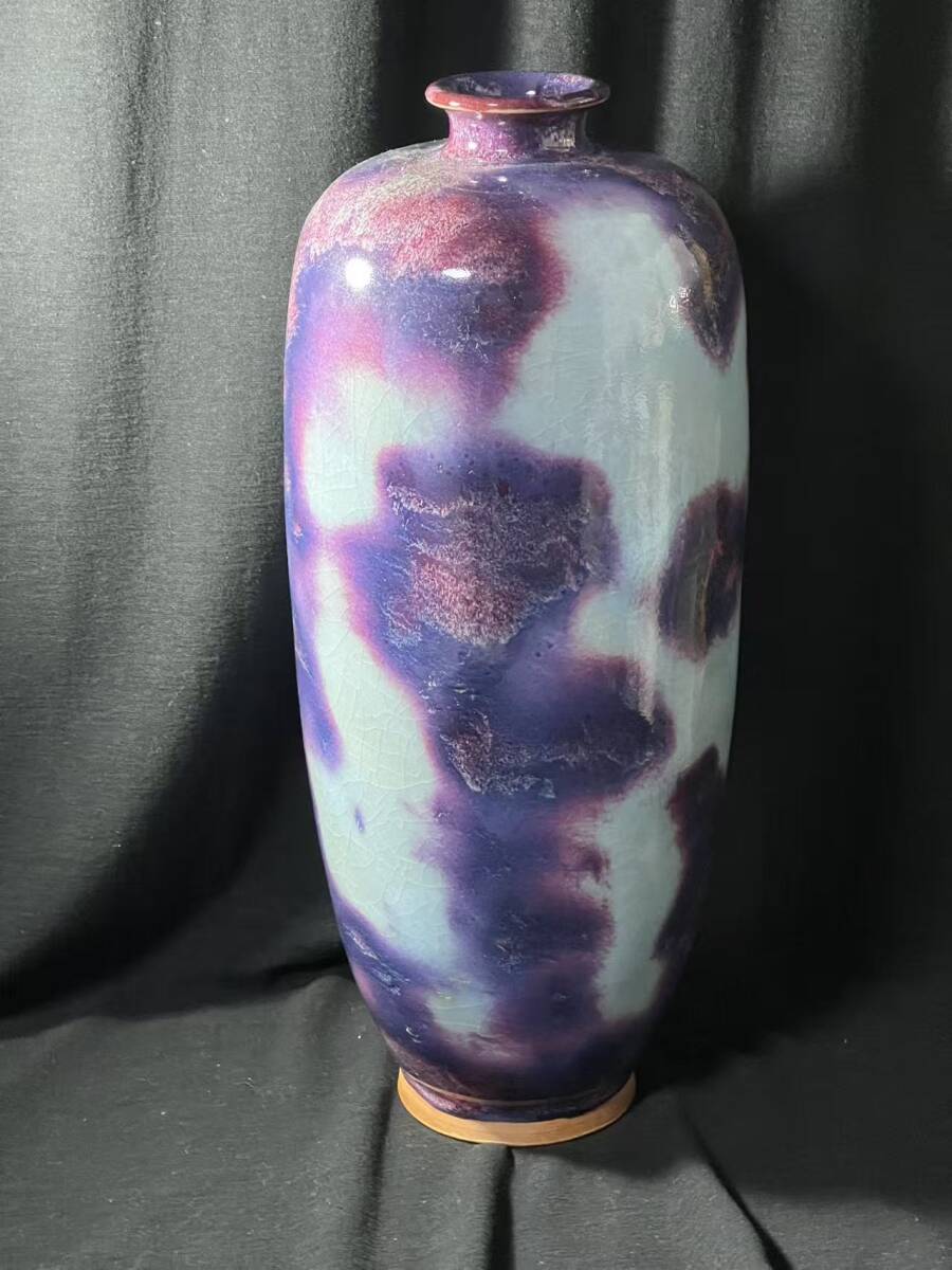 中国色絵花瓶花生花入陶磁粉彩壺中国美術唐物時代物中国古美術古陶磁