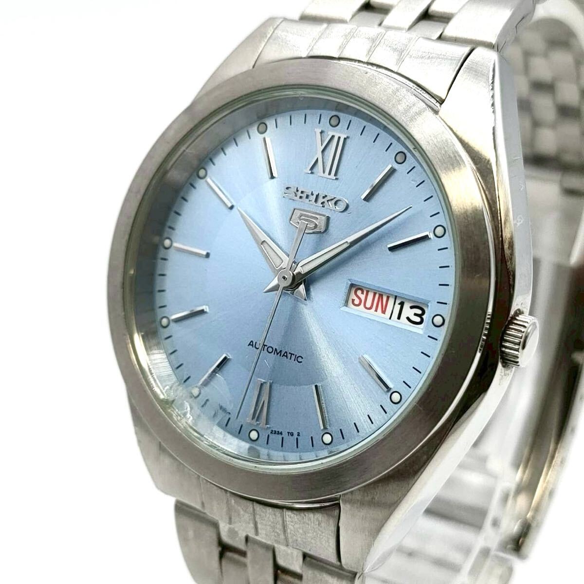 △509 SEIKO5 DX 腕時計 稼働品 セイコー シルバー文字盤 2026年最新