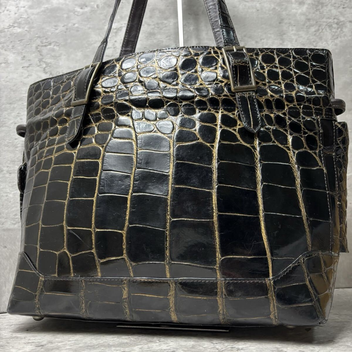 新品！！定価51万【JRA認定】バニラリザード 目地染め 本トカゲ革 