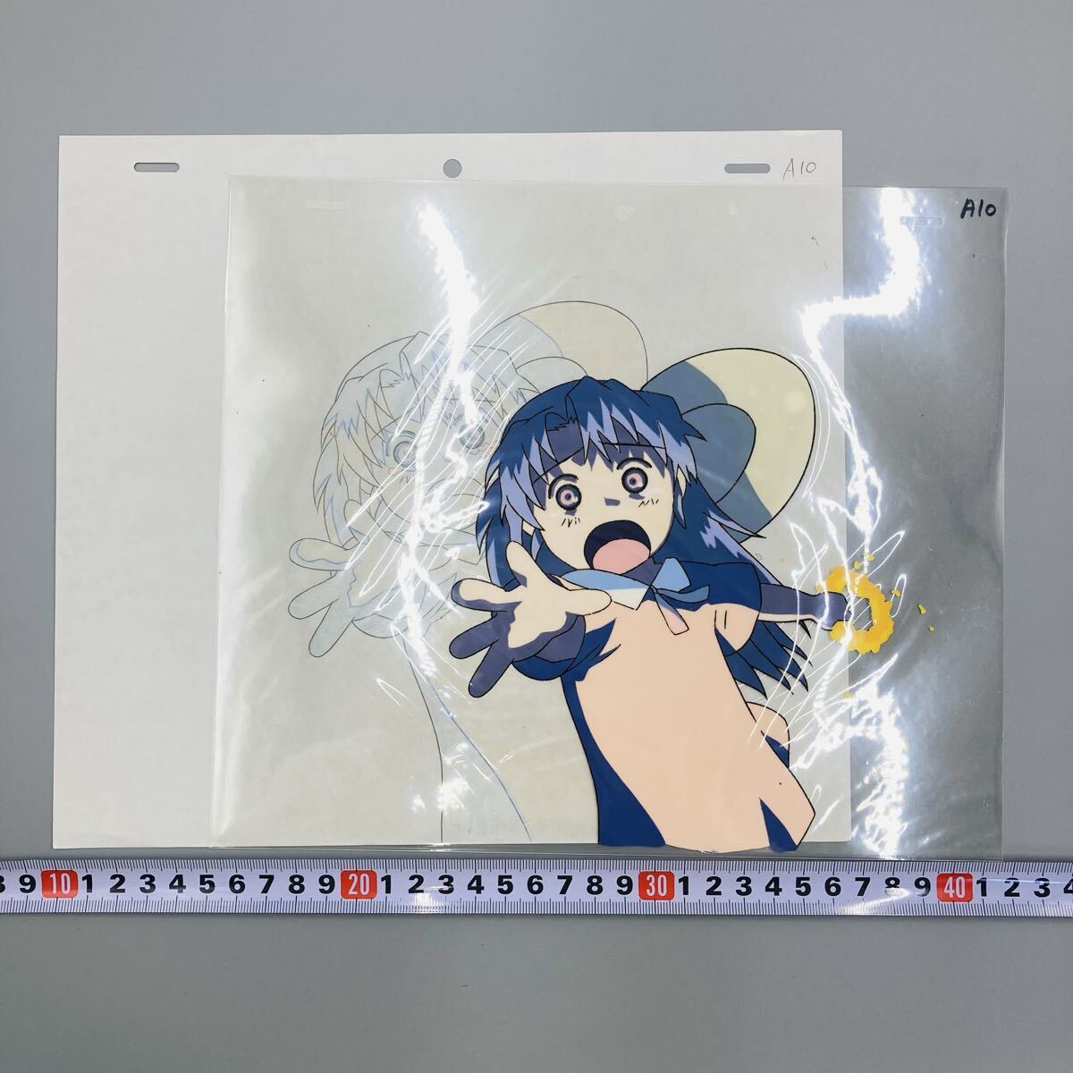 □セル画関連商品□ 作品タイトル不明 □6【直筆背景】 - アニメ セル 