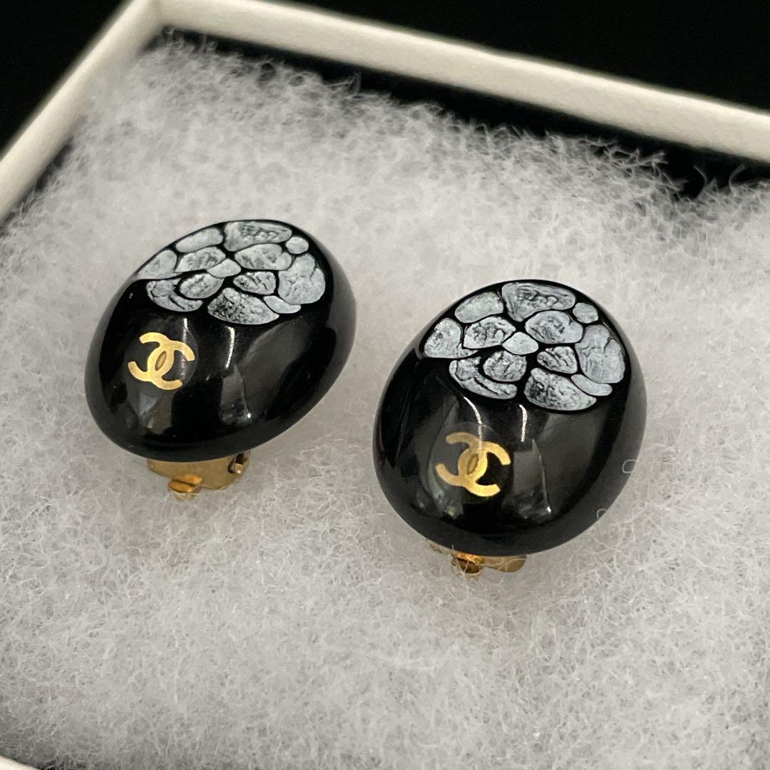 CHANEL シャネル ヴィンテージ ラインストーン ココマーク 喜平 
