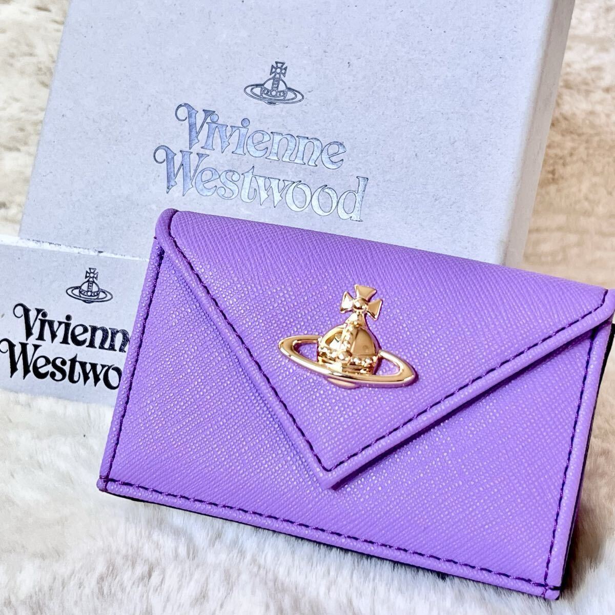 Vivienne Westwood ヴィヴィアン ブラック 三つ折り財布 銀マーク