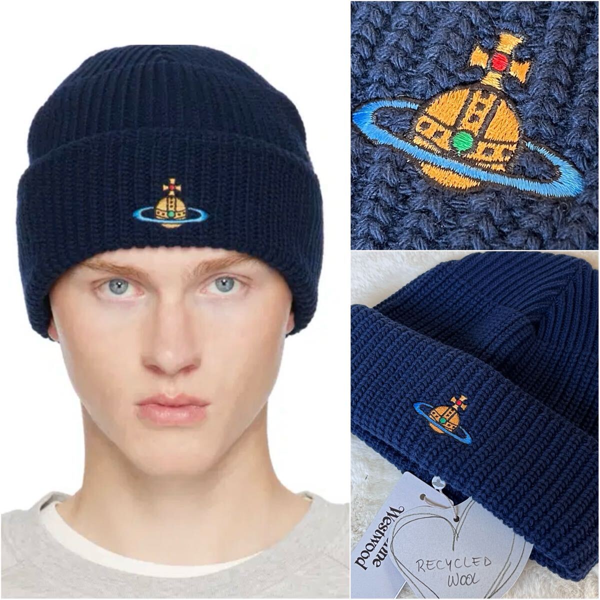 ヴィヴィアンウエストウッド VivienneWestwood 帽子 ニット帽 ニット