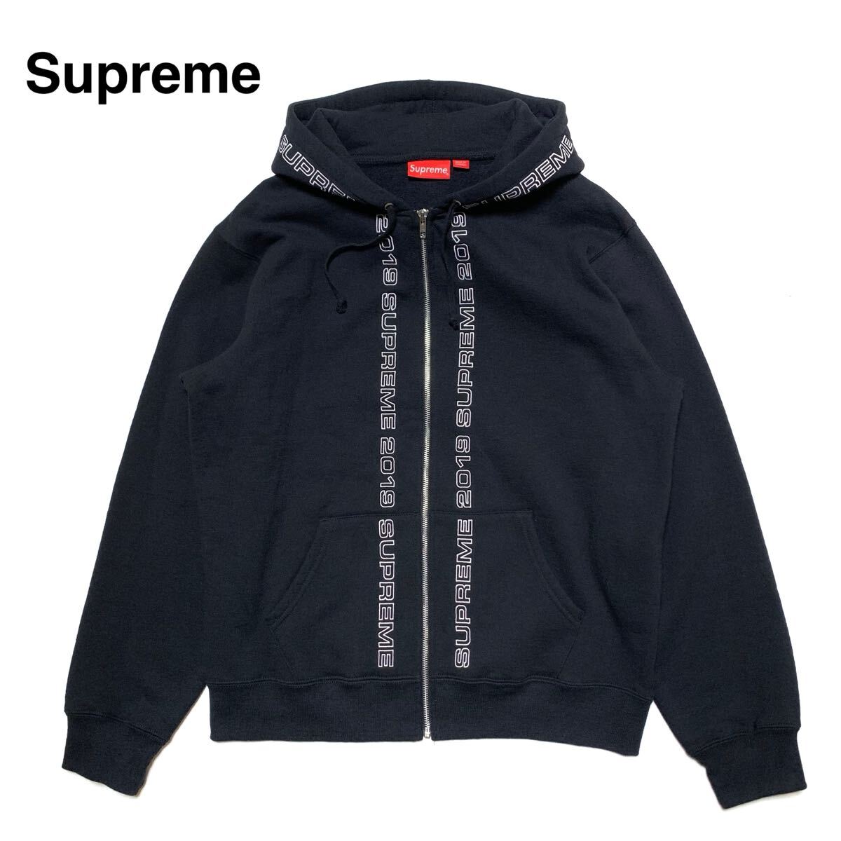 希少】Supreme☆フローラル総柄プルオーバーパーカー 刺繍ロゴ マルチ 