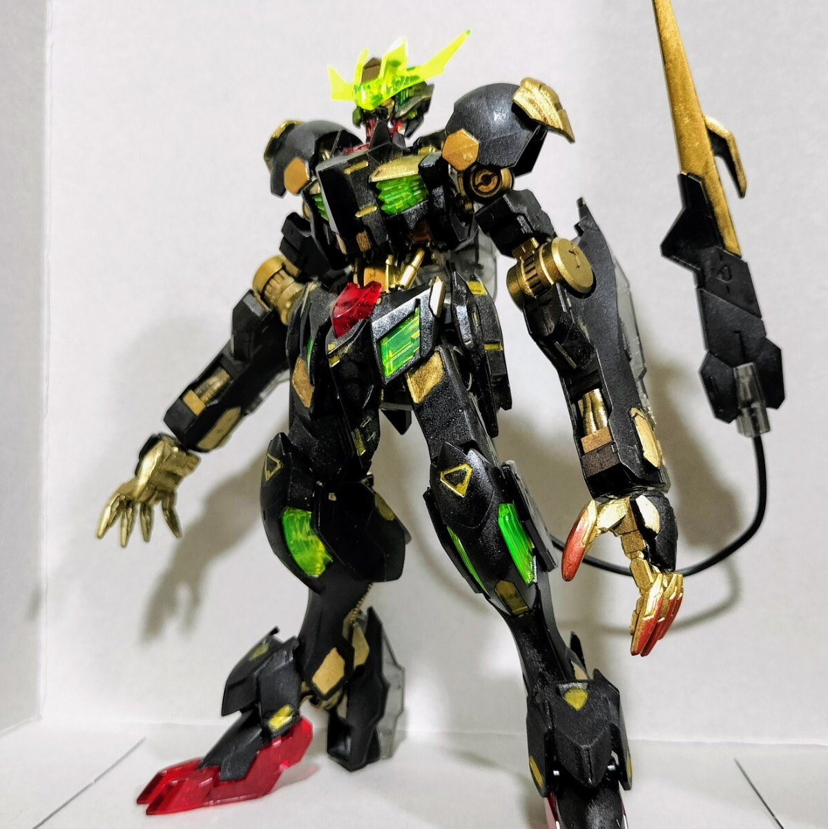 未組立 1/35 バルバトスルプスレクス ヘッド バスト+LED ユニット
