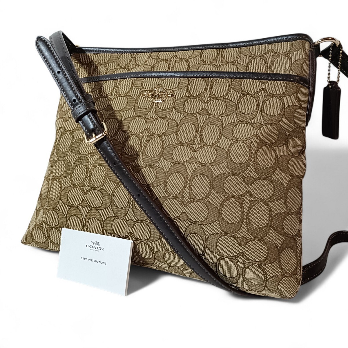 COACH コーチ スマホショルダー レザー サコッシュ ブラック | Shop at 