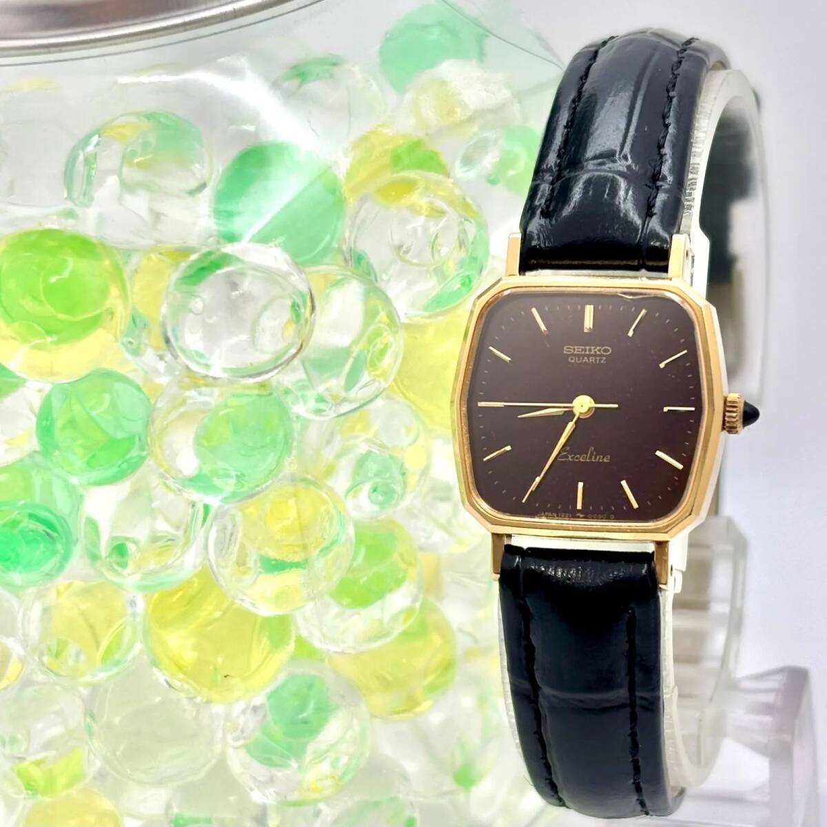 SEIKO エクセリーヌ 腕時計 1221-5010 セイコー ゴールド文字盤 | Shop