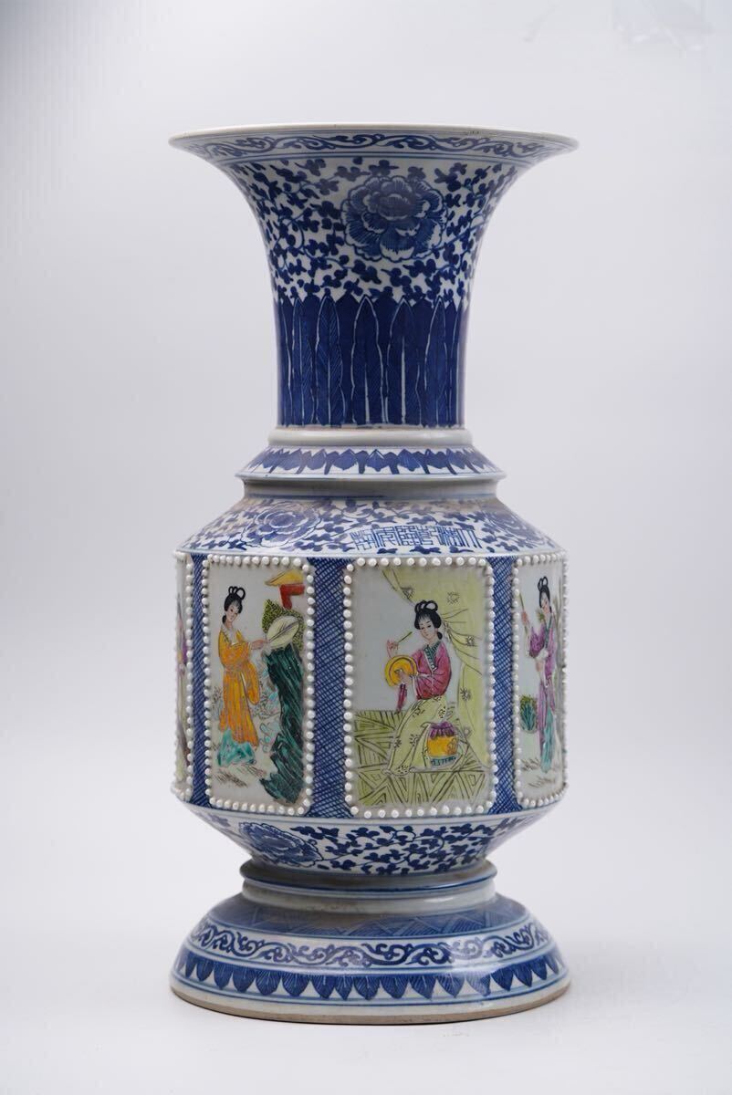 中国色絵花瓶花生花入陶磁粉彩壺中国美術唐物時代物中国古美術古陶磁